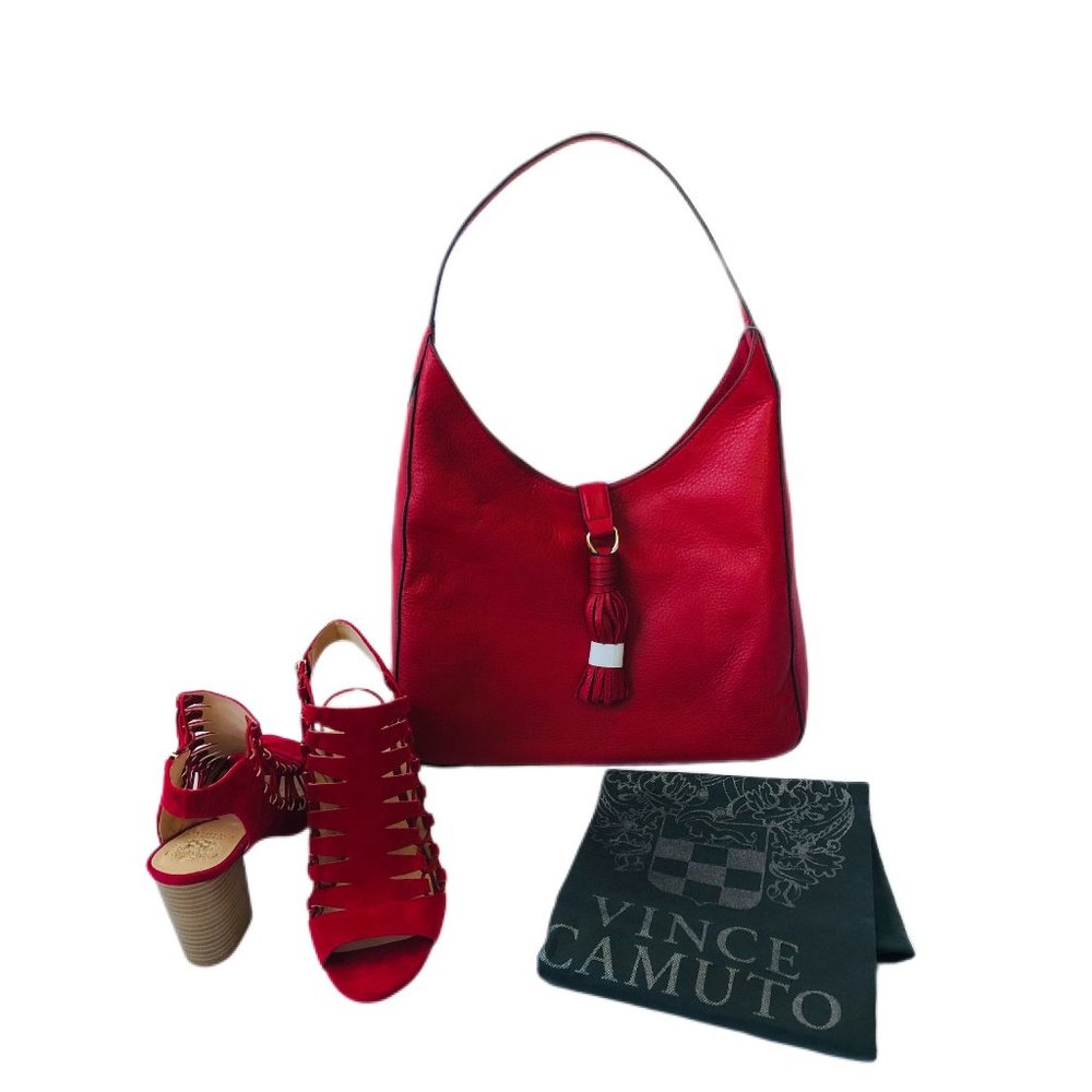 Vince Camuto Matysh Leather Hobo Handbag